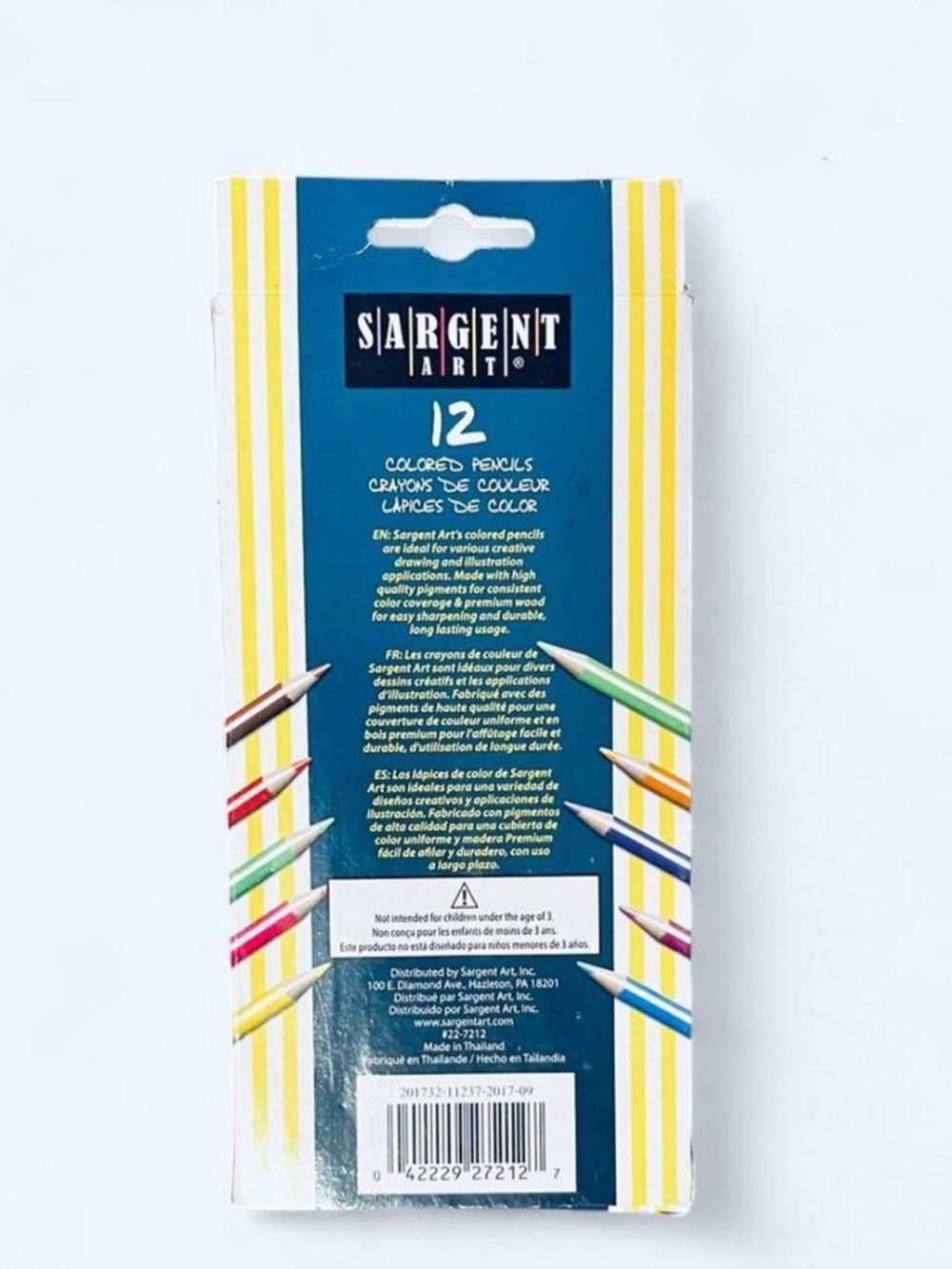 12-Count Colored Pencils - Assorted Colors